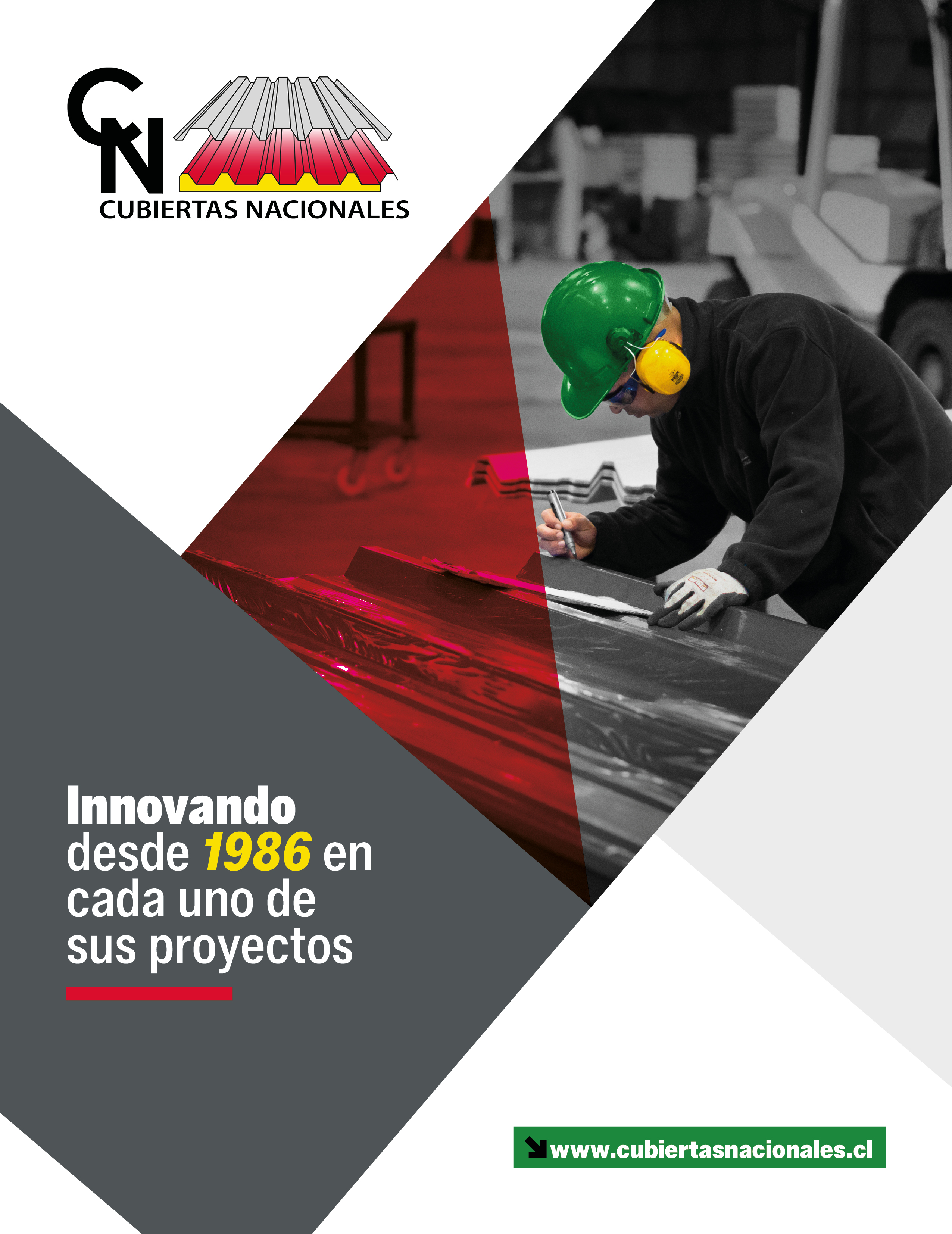 Tríptico Corporativo Cubiertas Nacionales